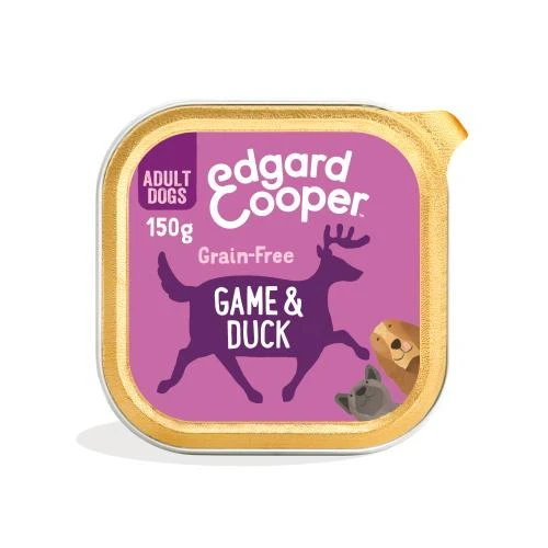 Edgard & Cooper Game & Duck Grain Free Trays Wet Adult Dog Food 3 Edgard & Cooper Game & Duck Grain Free Trays Wet Adult Dog Food