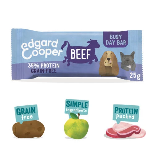 Edgard & Cooper Brilliant Beef Busy Day Bar Dog Treat 4 Edgard & Cooper Brilliant Beef Busy Day Bar Dog Treat - Image 2