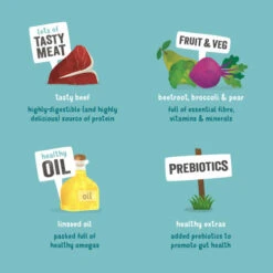 Edgard & Cooper Beef Grain Free Tins Wet Adult Dog Food -Pet Supply Store 03 EdgardCooper ECommContent KeyIngredients AdultBeefWet 400g zijgoo