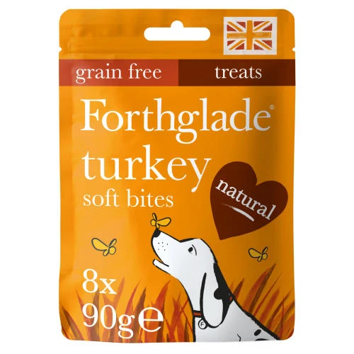 Forthglade Natural Soft Bites Turkey Dog Treats 3 Forthglade Natural Soft Bites Turkey Dog Treats