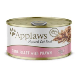 Applaws Natural Tuna Fillet With Prawn In Broth Wet Adult Cat Food