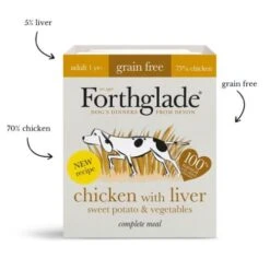 Forthglade Grain Free Complete Meal Poultry Multipack Adult Wet Dog Food -Pet Supply Store 10100 nvejeb