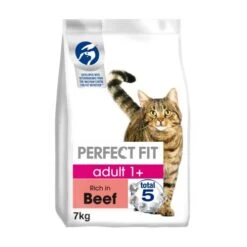 Perfect Fit Beef Dry Adult 1+ Cat Food