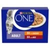 Purina ONE Chicken & Beef Mini Fillets In Gravy Adult Cat Food -Pet Supply Store 10996637 T517 gxlup2