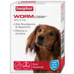 Beaphar WORMclear Dog Worming Tablets