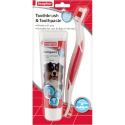 Beaphar Toothbrush & Toothpaste Dental Kit For Cats & Dogs