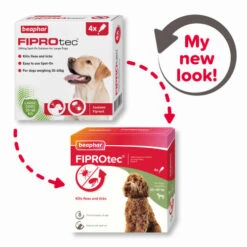 Beaphar FIPROtec Flea & Tick Spot On Treatment For Dogs 19 Beaphar FIPROtec Flea & Tick Spot On Treatment For Dogs -Pet Supply Store 15597 FIPROtec Dog L 4 pip Priority 10 lgsy8n