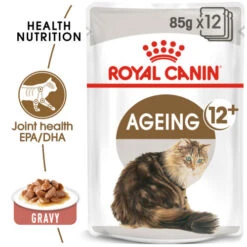 Royal Canin Ageing 12+ Adult Senior In Gravy Wet Cat Food Pouches 14 Royal Canin Ageing 12+ Adult Senior In Gravy Wet Cat Food Pouches -Pet Supply Store 1 fwuqpm