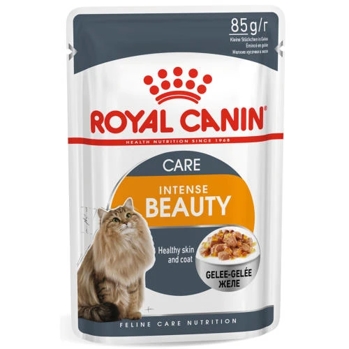 Royal Canin Intense Beauty Care In Jelly Adult Wet Cat Food Pouches 3 Royal Canin Intense Beauty Care In Jelly Adult Wet Cat Food Pouches