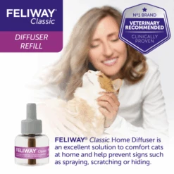 Feliway Classic Cat Calming Diffuser Refill -Pet Supply Store 3 h4ikpv