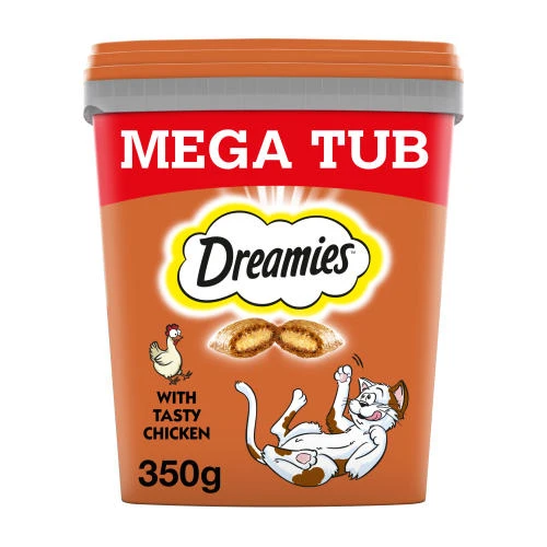 Dreamies Mega Tub Of Cat Treats 2 Dreamies Mega Tub Of Cat Treats