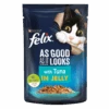 Felix As Good As It Looks Tuna In Jelly Cat Food -Pet Supply Store 5000161029662 q69pvj