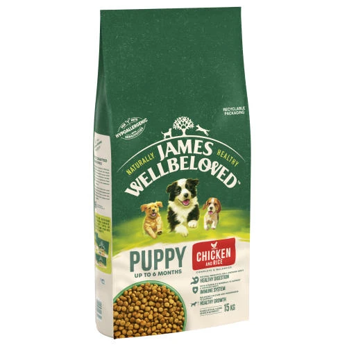 James Wellbeloved Puppy Chicken & Rice Dry Food 4 James Wellbeloved Puppy Chicken & Rice Dry Food - Image 2