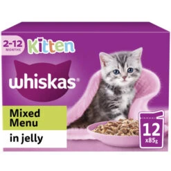 Whiskas Kitten Mixed Menu In Jelly Wet Cat Food