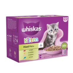 Whiskas Kitten Mixed Menu In Jelly Wet Cat Food -Pet Supply Store 5000166157483 T1 bcypzu