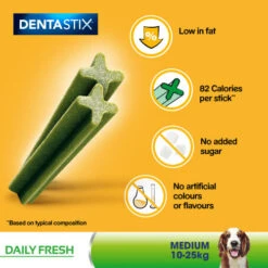 Pedigree Dentastix Fresh Daily Dental Chews -Pet Supply Store 5010394001588 04 r54sfp