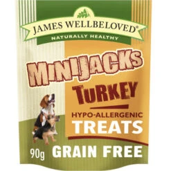 James Wellbeloved Minijacks Grain Free Turkey Dog Treats