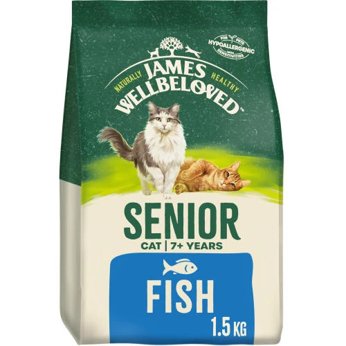 James Wellbeloved Fish Dry Senior Cat Food 3 James Wellbeloved Fish Dry Senior Cat Food