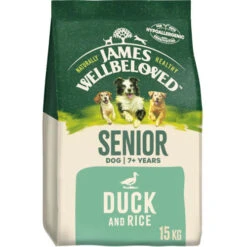 James Wellbeloved Duck & Rice Dry Senior Dog Food