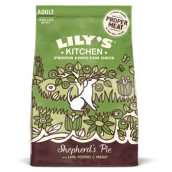 Lily's Kitchen Lilys Kitchen Lovely Lamb Shepherds Pie Complete Dry Food For Dogs -Pet Supply Store 5060184241236 05 Bag Front Shepherds Pie noccml