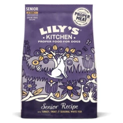 Lily's Kitchen Lilys Kitchen Senior Recipe Turkey & Trout Complete Dry Food For Dogs