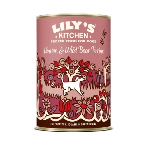 Lily's Kitchen Lilys Kitchen Venison & Wild Boar Terrine Dog Food 4 Lily's Kitchen Lilys Kitchen Venison & Wild Boar Terrine Dog Food - Image 2