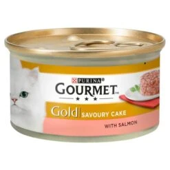 Gourmet Gold Savoury Cake Salmon Wet Adult Cat Food -Pet Supply Store 5376148 T1 yrdrz3