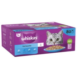 Whiskas 1+ Fish Favourites In Jelly Wet Adult Cat Food 17 Whiskas 1+ Fish Favourites In Jelly Wet Adult Cat Food -Pet Supply Store 5900951302305 T1 xgkdta