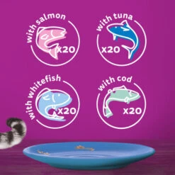 Whiskas 1+ Fish Favourites In Jelly Wet Adult Cat Food 16 Whiskas 1+ Fish Favourites In Jelly Wet Adult Cat Food -Pet Supply Store 5900951302305 T62 euuvgl