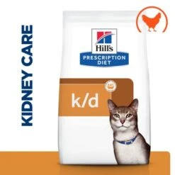 Hills Prescription Diet KD Kidney Care Chicken Dry Cat Food -Pet Supply Store 605986 Thumbnail01 hqndzs