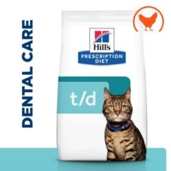 Hills Prescription Diet TD Dental Care Chicken Dry Cat Food -Pet Supply Store 606273 Thumbnail01 d8skta