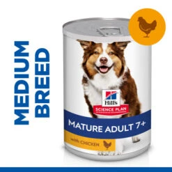 Hills Science Plan Mature Adult Wet Dog Food Chicken Cans -Pet Supply Store 607095 2 ktzl49