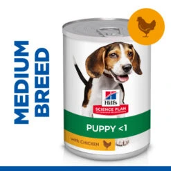 Hills Science Plan Medium Breed Puppy Chicken Wet Dog Food -Pet Supply Store 607100 2 vmxgcy