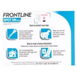 FRONTLINE Spot On Flea & Tick Treatment Dog -Pet Supply Store 7113818 T72 qp2ptj