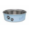 Bella Bowls Stainless Steel Murano Blue Dog Bowl -Pet Supply Store 7408 Bella Bowl Classic Murano Blue D 67277.1586811310 enidwl