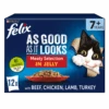 Felix As Good As It Looks 7+ Meaty Selection In Jelly Cat Food -Pet Supply Store 7613032631888 nckjt8