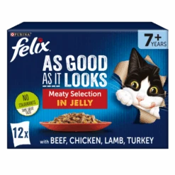 Felix As Good As It Looks 7+ Meaty Selection In Jelly Cat Food