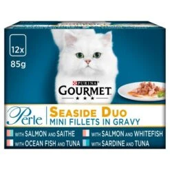 Gourmet Perle Pouch Seaside Duo In Gravy Cat Food
