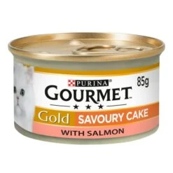 Gourmet Gold Savoury Cake Salmon Wet Adult Cat Food