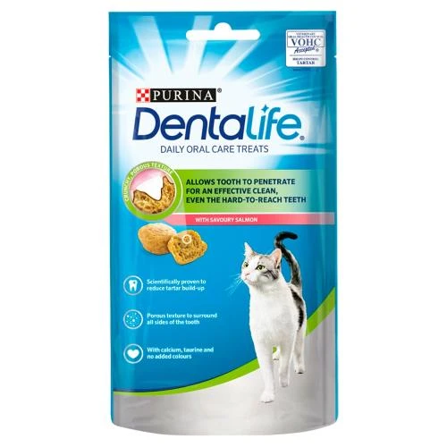 Dentalife Salmon Adult Cat Treats 10 Dentalife Salmon Adult Cat Treats - Image 8