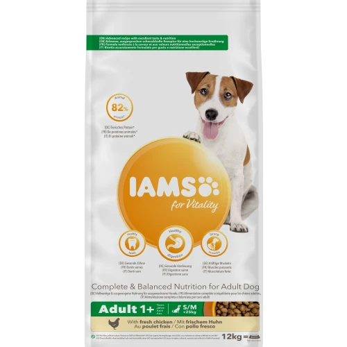 IAMS For Vitality Chicken Small & Medium Breed Adult Dry Dog Food 3 IAMS For Vitality Chicken Small & Medium Breed Adult Dry Dog Food