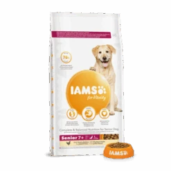 IAMS For Vitality Senior Chicken Large Breed Dry Dog Food 7 IAMS For Vitality Senior Chicken Large Breed Dry Dog Food -Pet Supply Store 8710255153919 Bowl hfpjfm