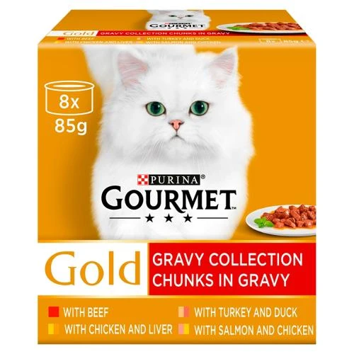 Gourmet Gold Gravy Collection Cat Food 3 Gourmet Gold Gravy Collection Cat Food