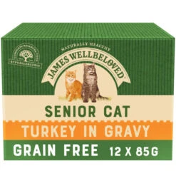 James Wellbeloved Grain Free Turkey Senior Cat Pouches