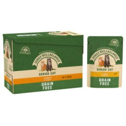 James Wellbeloved Grain Free Turkey Senior Cat Pouches -Pet Supply Store 9003579310526 T2a