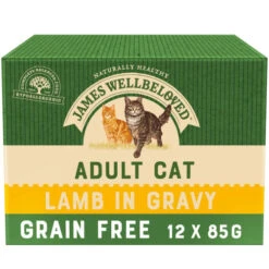 James Wellbeloved Grain Free Lamb Adult Cat Pouches
