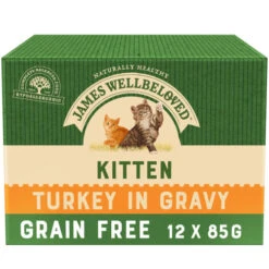 James Wellbeloved Grain Free Turkey Kitten Pouches