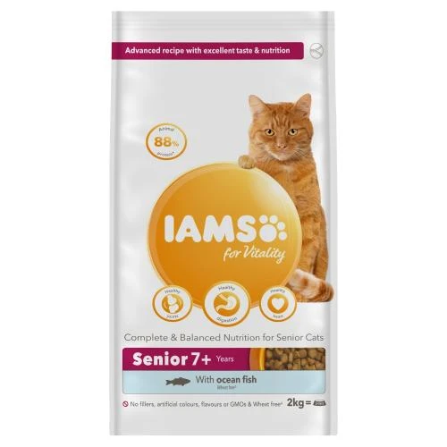 IAMS Ocean Fish Senior & Mature 7+ Cat Food 4 IAMS Ocean Fish Senior & Mature 7+ Cat Food - Image 2