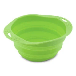 Beco Collapsible Travel Bowl In Green