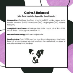 Pooch & Mutt Calm & Relaxed Natural Dog Treats -Pet Supply Store C R Tube 2 aeycsk